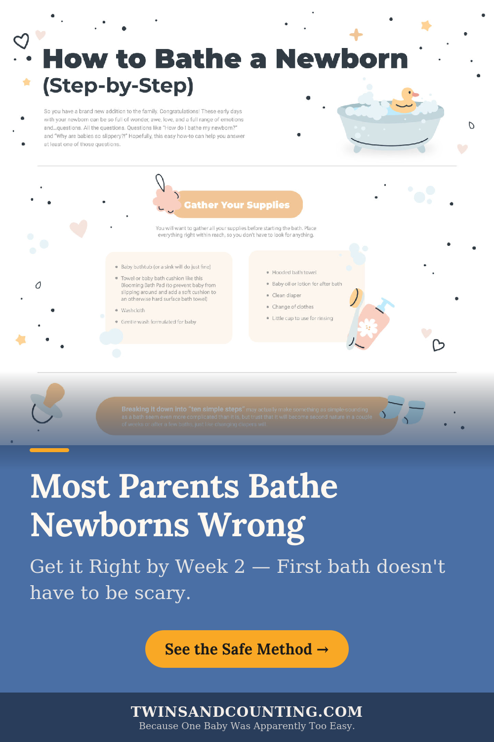 Most Parents Bathe Newborns Wrong (Get it Right by Week 2)