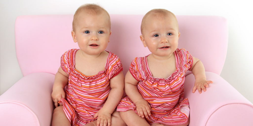 twin baby girls